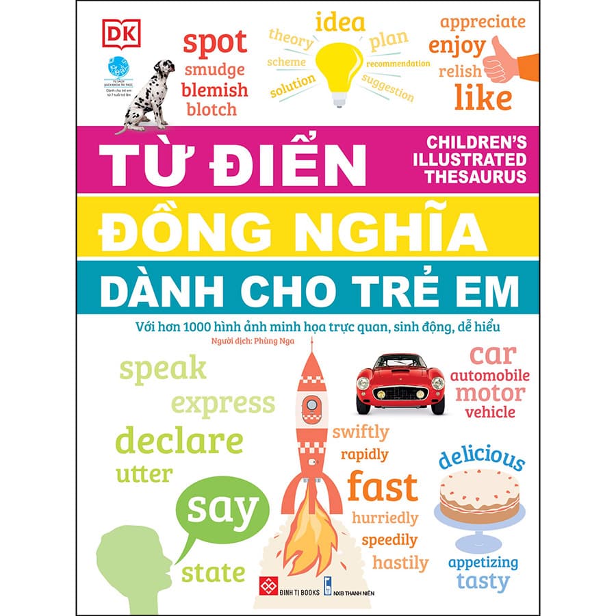 Sách ChildrenS Illustrated Thesaurus Từ Điển Đồng Nghĩa Dành Cho Trẻ Em