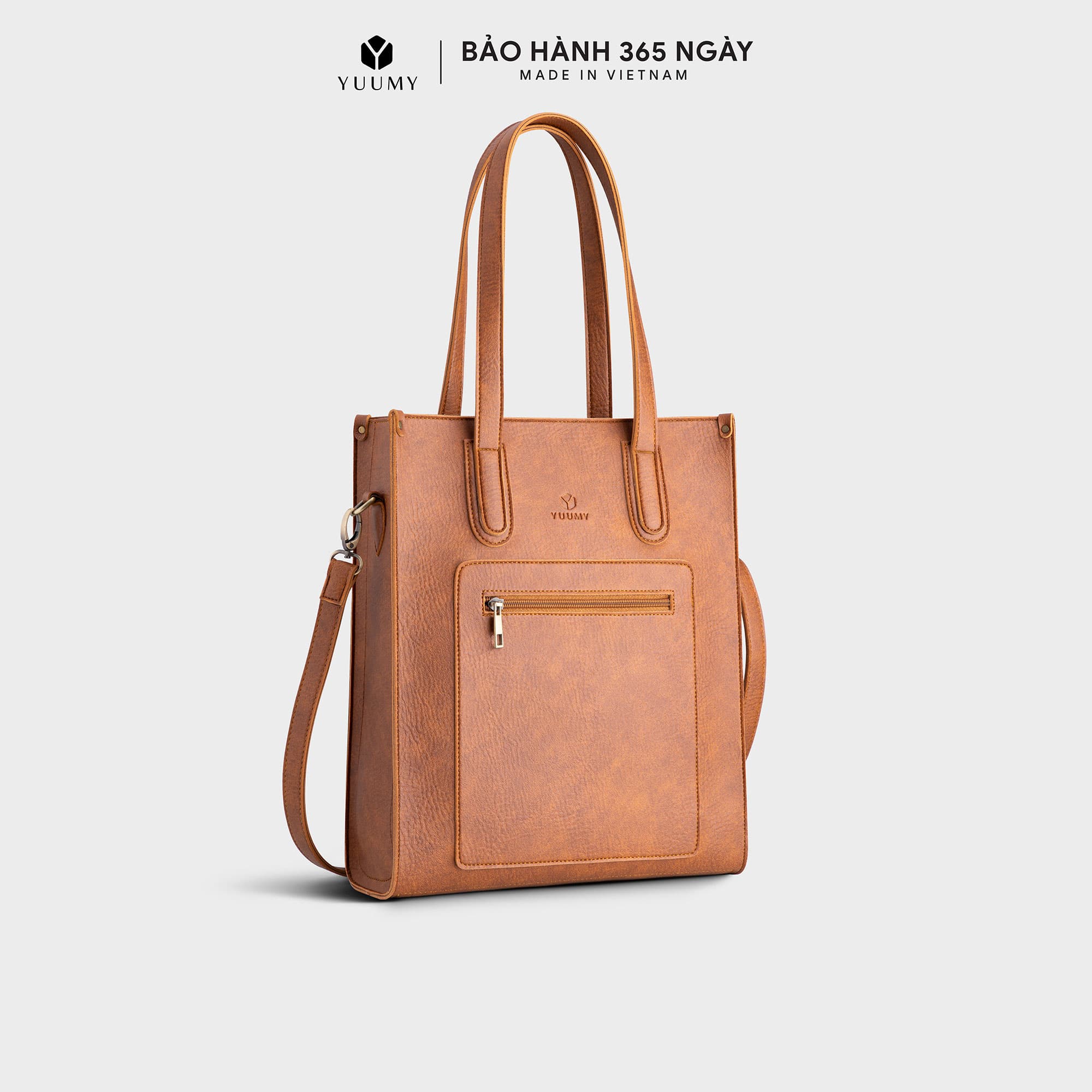 Túi Yuumy Thời trang nữ tote Túi xách da YTX18 Bò