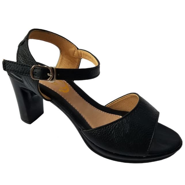 Giày Sandal Cao Gót Da Bò BIGGBEN Cao 7 Phân SDCG63 39