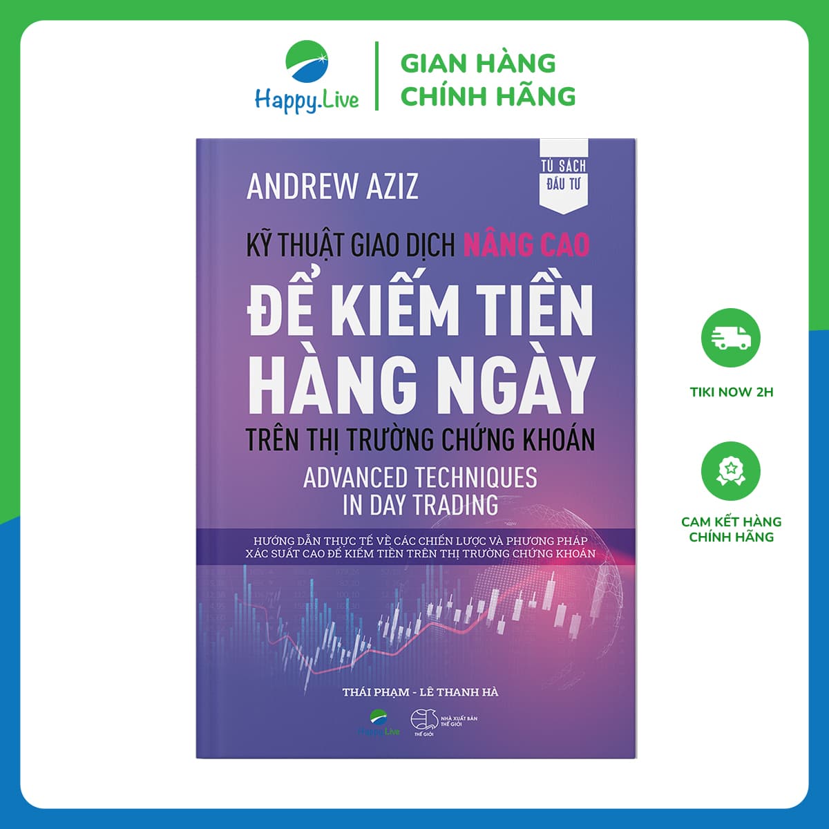 Sách Kỹ thuật giao dịch nâng cao để kiếm tiền hàng ngày trên thị trường chứng khoán Advanced Techniques in Day Trading Happy Live