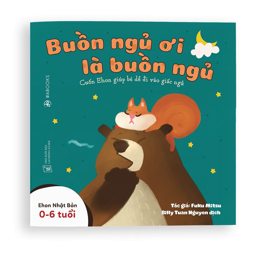 Sách Ehon Buồn ngủ ơi là buồn ngủ Dành cho trẻ từ 0 6 tuổi