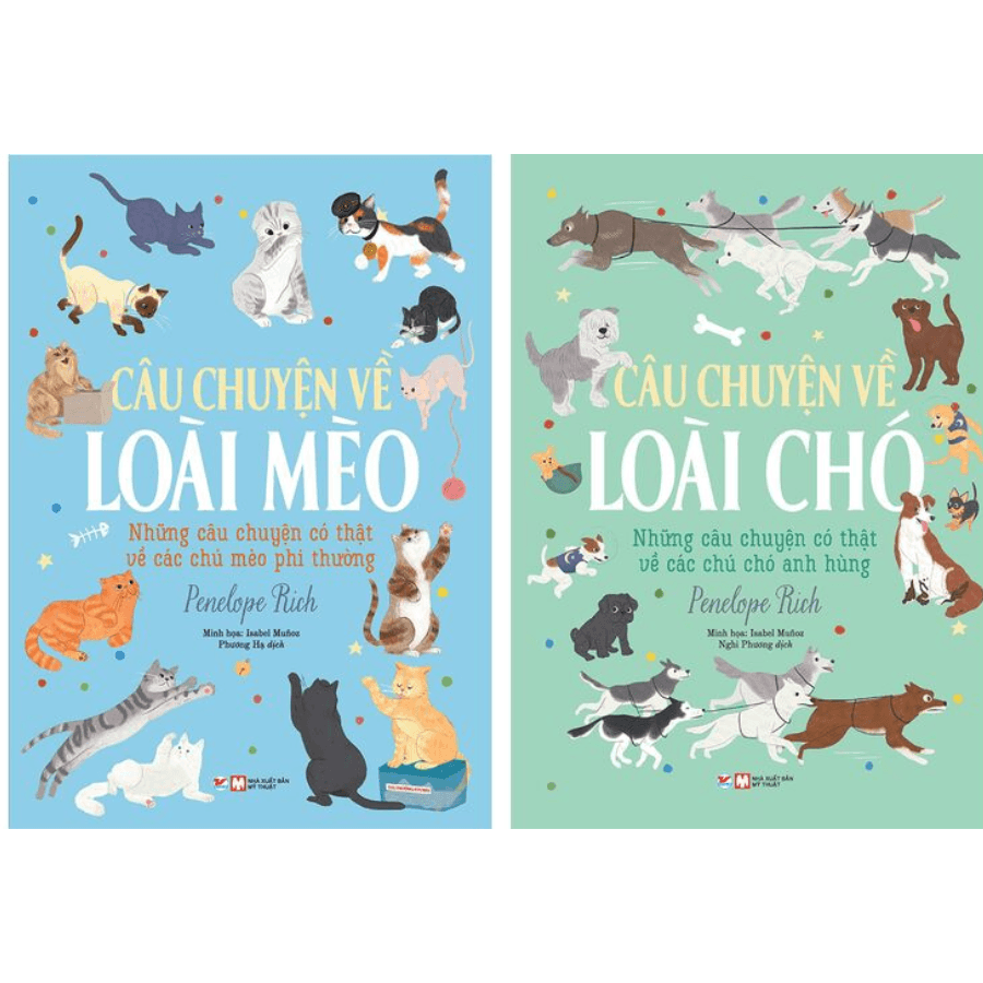 Combo Những Câu Chuyện Về Loài Mèo Những Câu Chuyện Về Loài Chó Những Câu Chuyện Có Thật Bộ 2 Cuốn