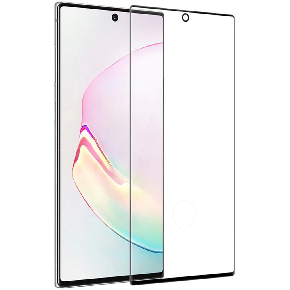 Miếng dán cường lực 3D full màn hình cho Samsung Galaxy Note 10 Note 10 5G hiệu Nillkin CP Max Mỏng 0.23mm Kính ACC Japan Chống Lóa Hạn Chế Vân Tay Đen