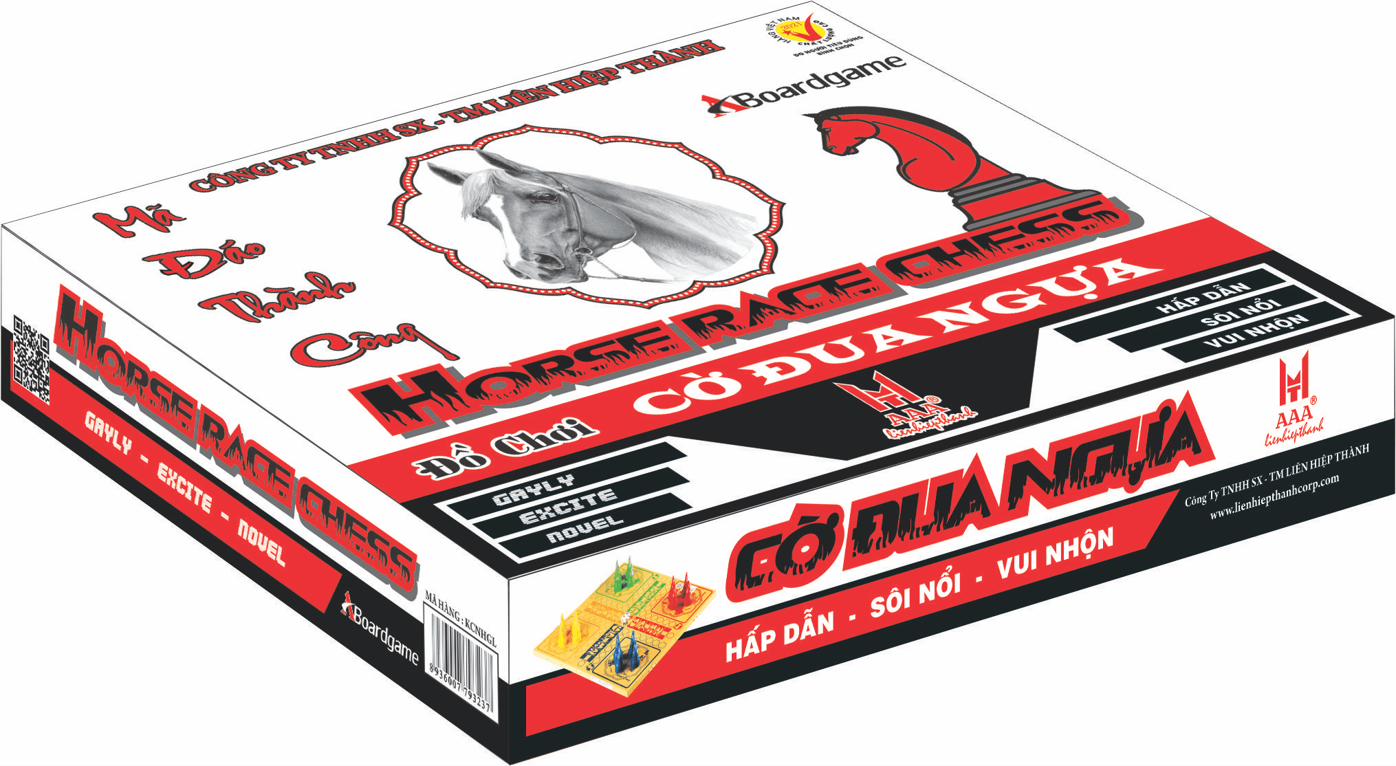 Cờ Cá Ngựa Hộp Giấy Lớn Liên Hiệp Thành KCNHGL