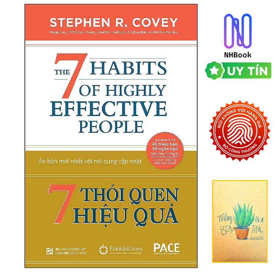 Sách 7 Thói Quen Hiệu Quả The 7 Habits Of Highly Effective People Tặng sổ tay