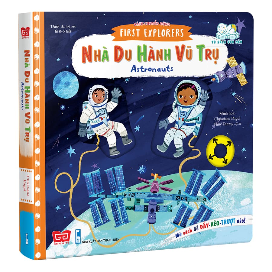 Sách Tương Tác Sách Chuyển Động First Explorers Astronauts Nhà Du Hành Vũ Trụ