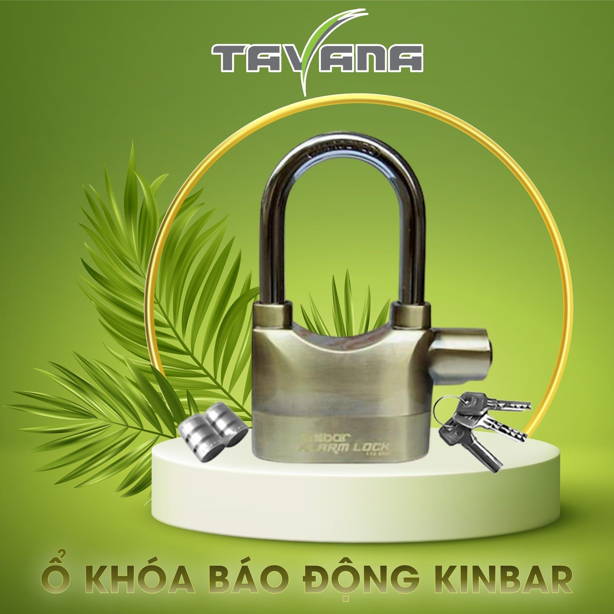 Ổ Khóa Báo Động Chống Trộm KINBar K101CH