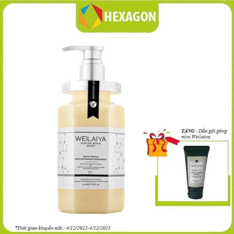 Dầu Xả Phục Hồi Đa Tầng Nấm Truffle Weilaiya Tặng mini dầu gội gừng