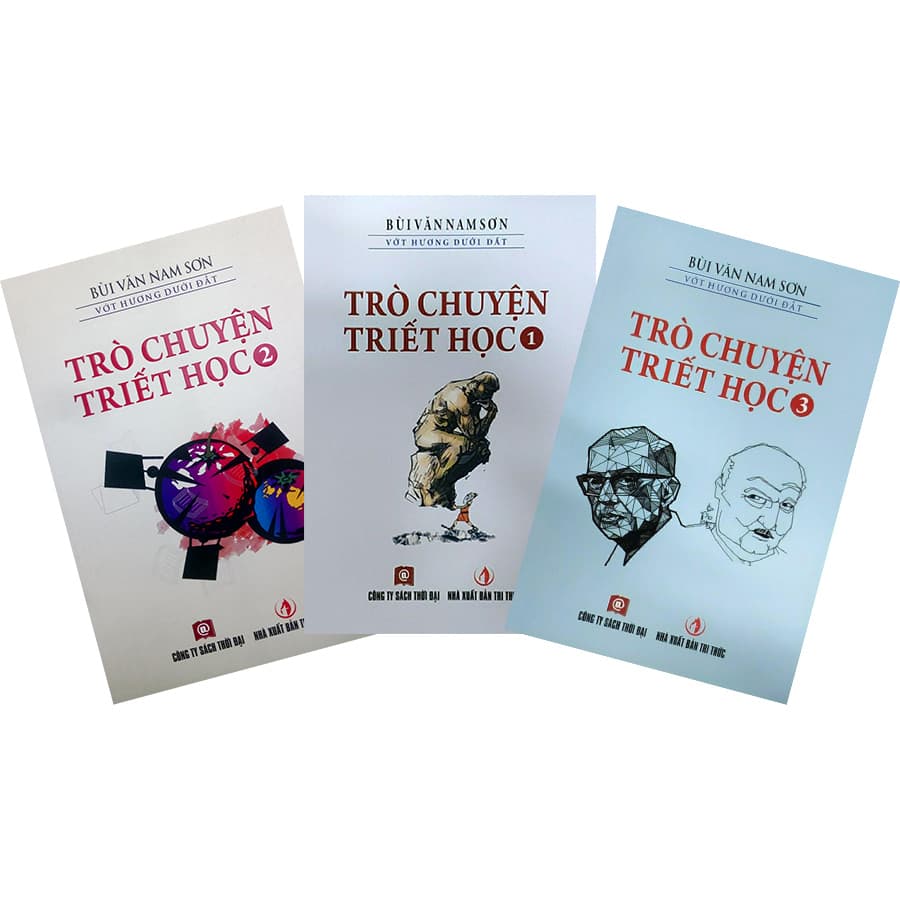 Combo 3 Cuốn Trò Chuyện Triết Học Tập 1 2 3 Tái Bản