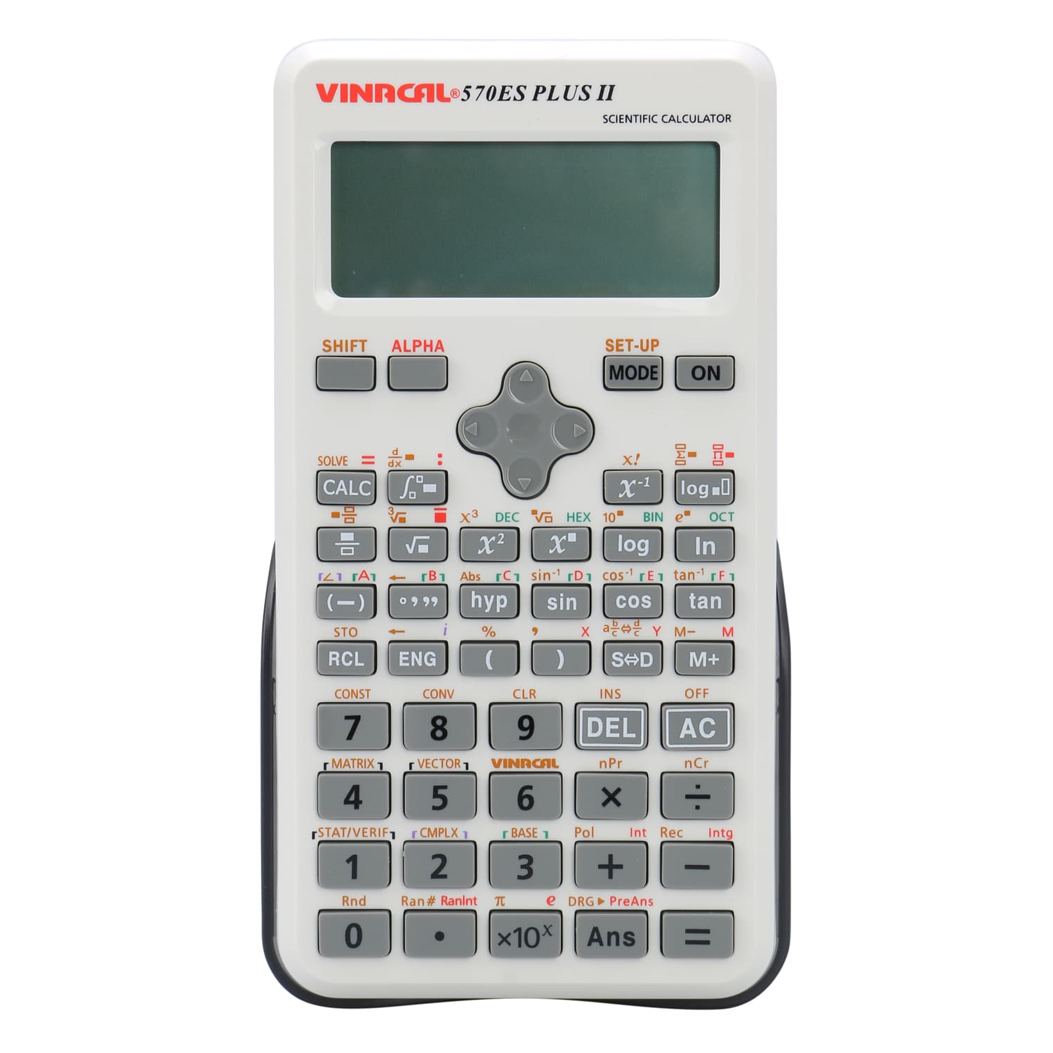 Máy Tính Học Sinh Vinacal 570ES Plus II Xám Trắng