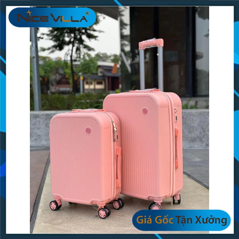 Vali Du Lịch NiceVilla Size 20 & 24 Inch 24 inch Hồng