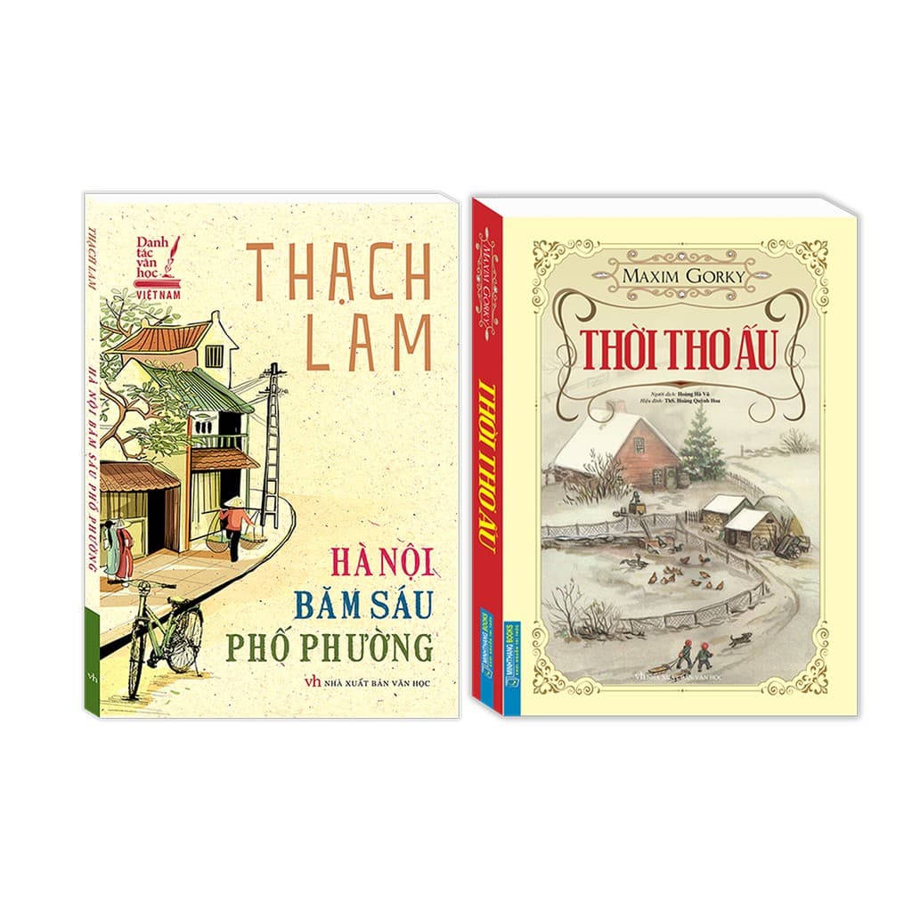 Combo Hà Nội băm sáu phố phường bìa mềm Thời thơ ấu bìa mềm