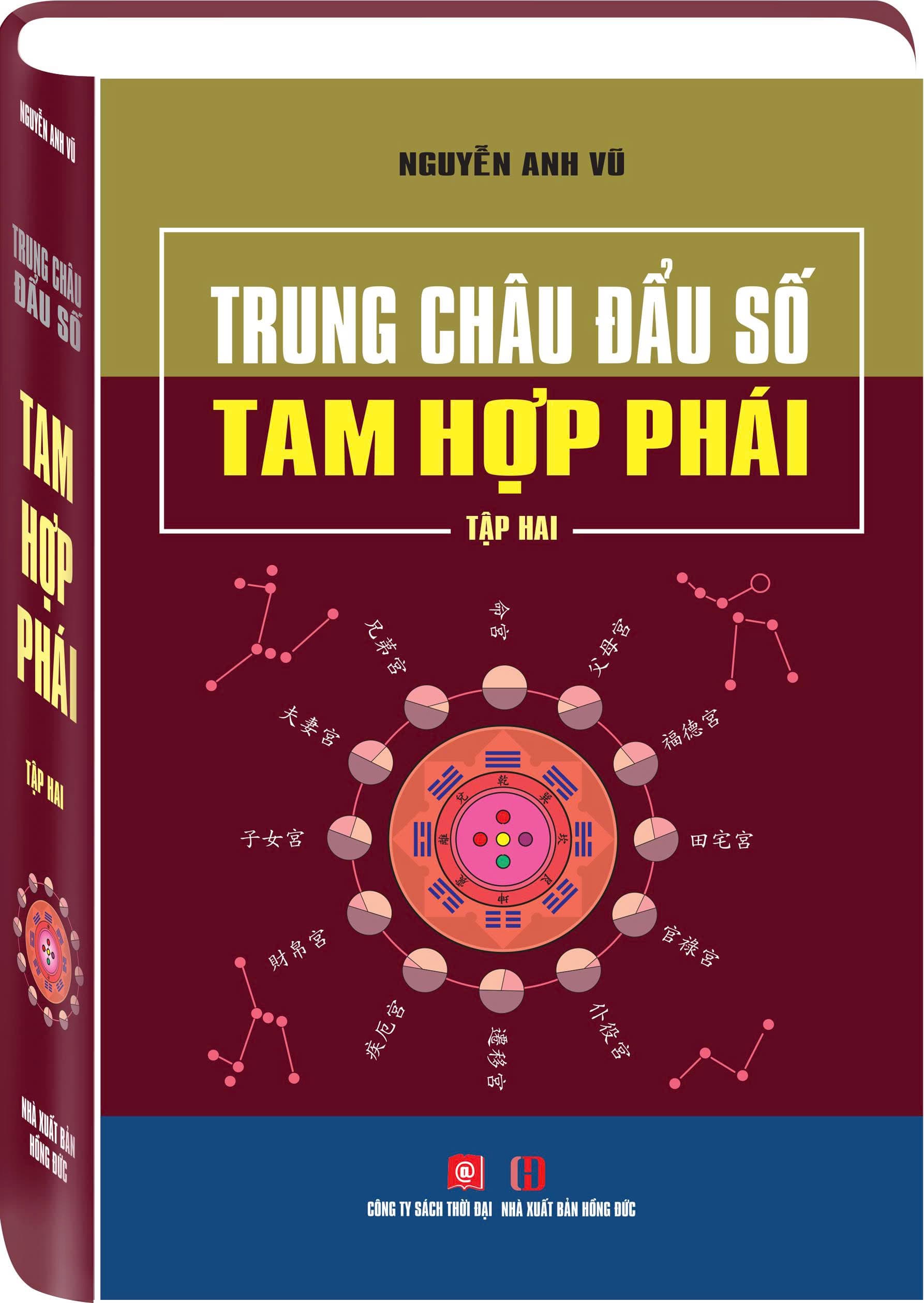 Sách Trung Châu Đẩu Số Tam Hợp Phái Trọn Bộ 2 Tập