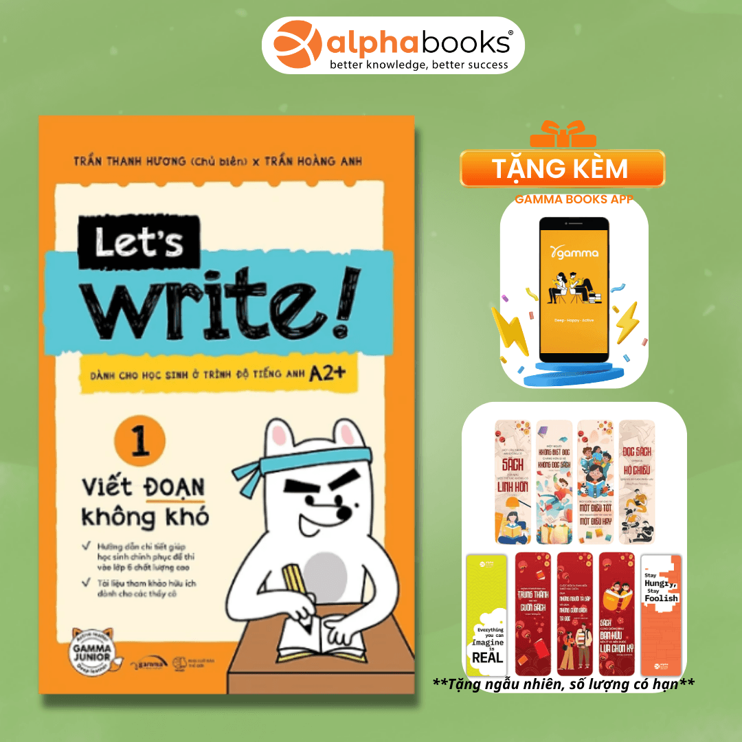 Sách Lets Write Viết Đoạn Không Khó Tập 1 Cơ Bản