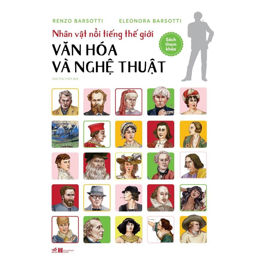 Sách Nhân vật nổi tiếng thế giới Văn hóa và nghệ thuật tặng kèm bookmark thiết kế