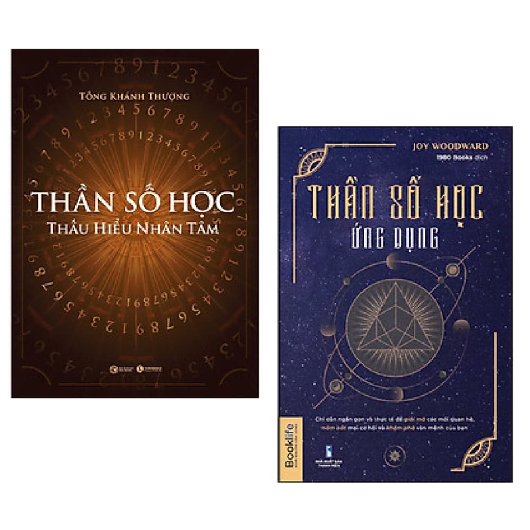 Combo 2 cuốn Thần Số Học Ứng Dụng Thần Số Học Thấu Hiểu Nhân Tâm