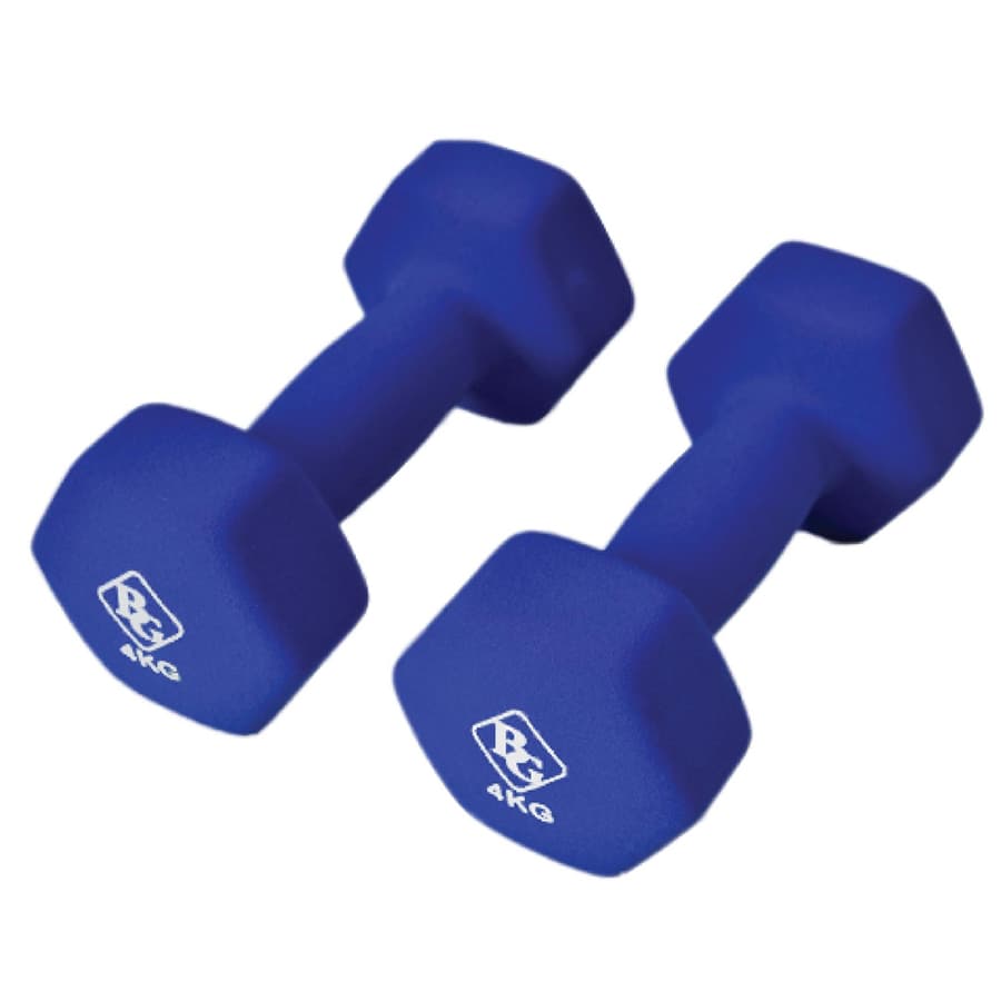 Bộ 2 tạ tay BG 4kg model Q304 Q314 cao cấp Tập Gym hàng nhập khẩu Lam đậm