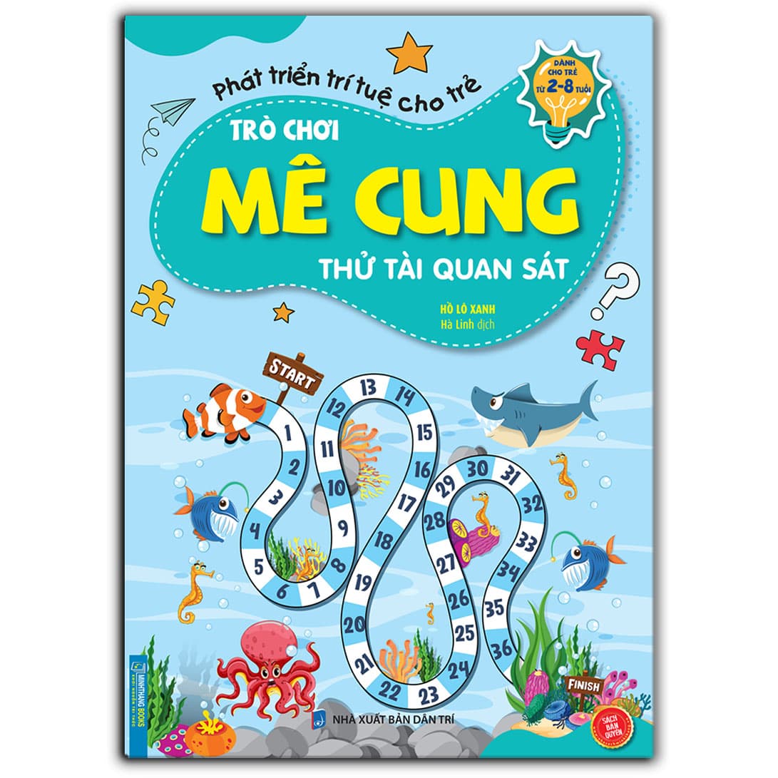 Trò chơi mê cung Thử tài quan sát sách bản quyền 2 8 tuổi