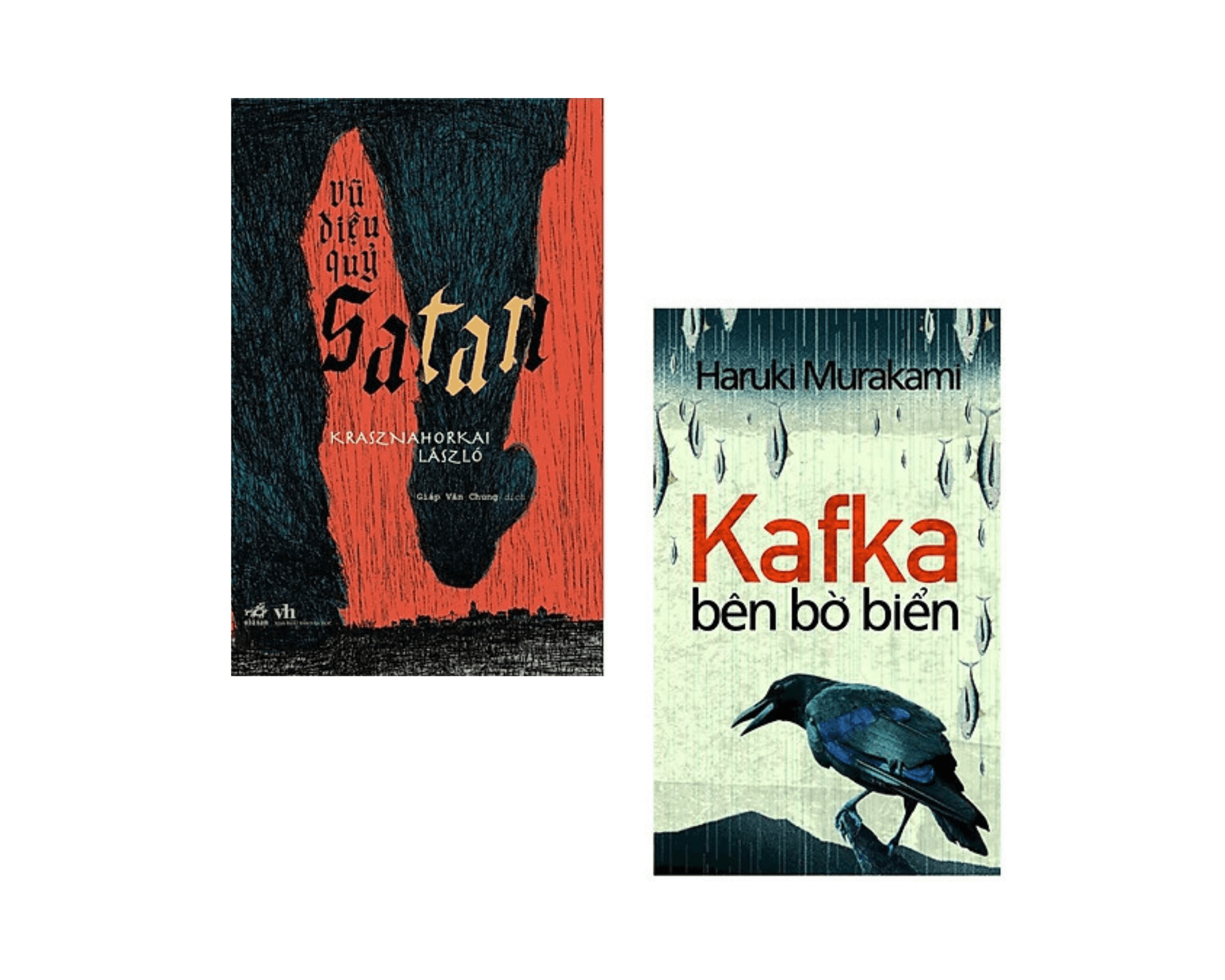 Combo 2Q Tiểu Thuyết Vũ Điệu Quỷ Satan Kafka bên bờ biển
