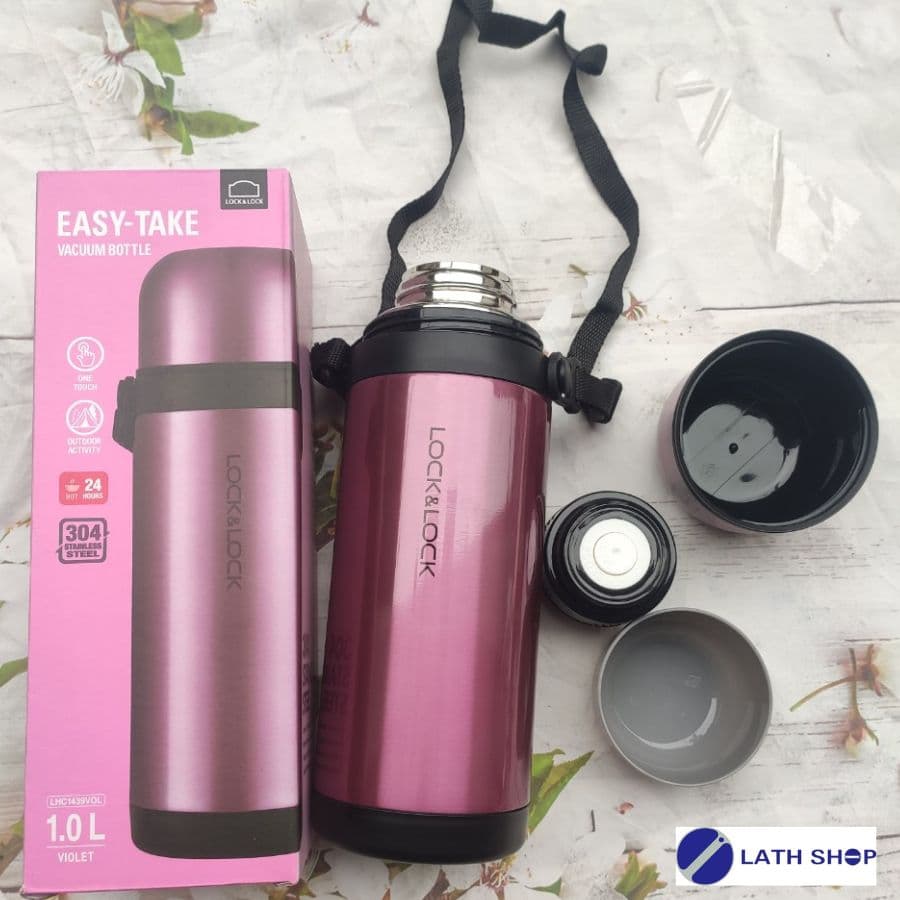 Bình Giữ Nhiệt Lock&Lock LHC1439 Dung Tích 1000ml HỒNG