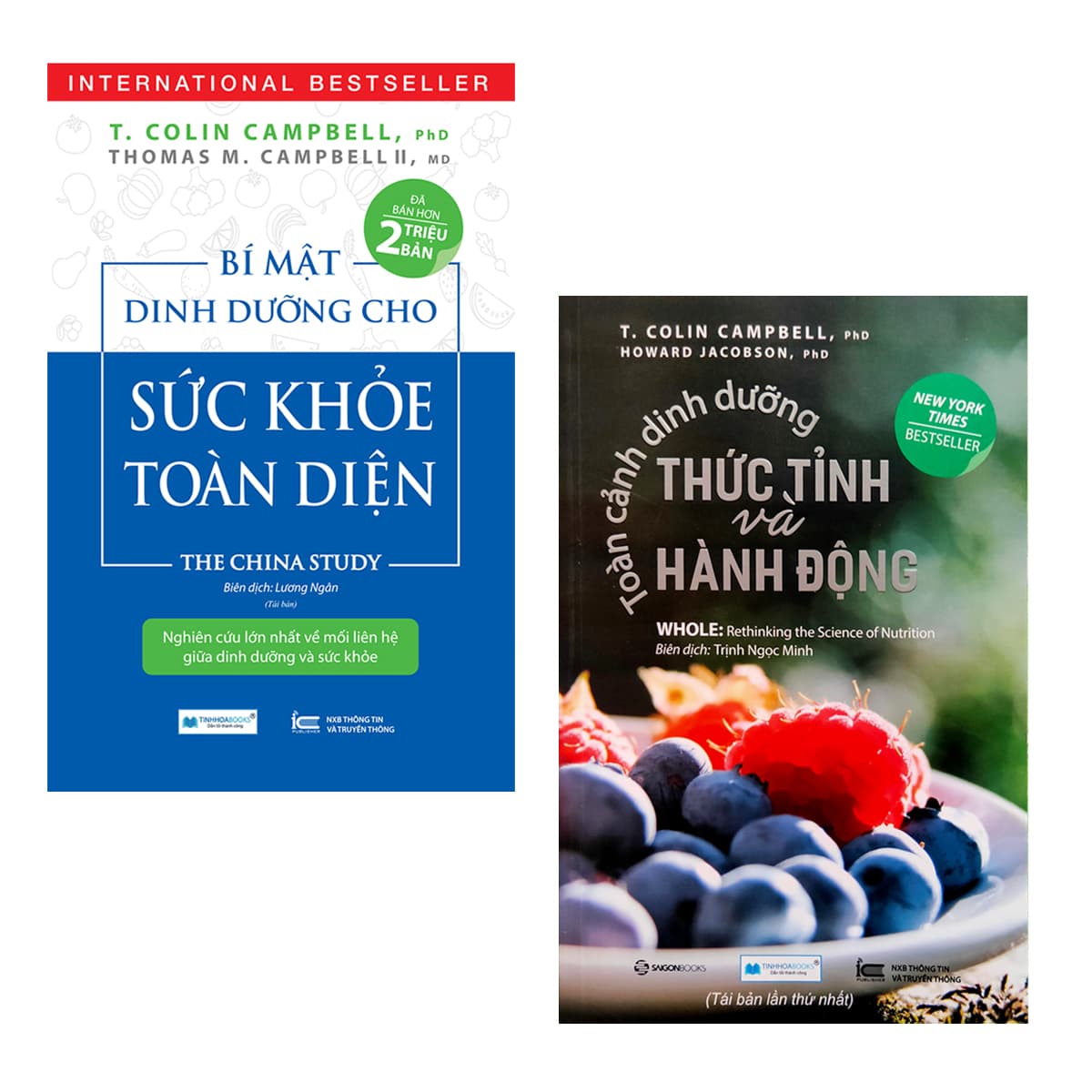 Combo Bí Mật Dinh Dưỡng Cho Sức Khỏe Toàn Diện Tái bản lần 2 Toàn Cảnh Dinh Dưỡng Thức Tỉnh Và Hành Động