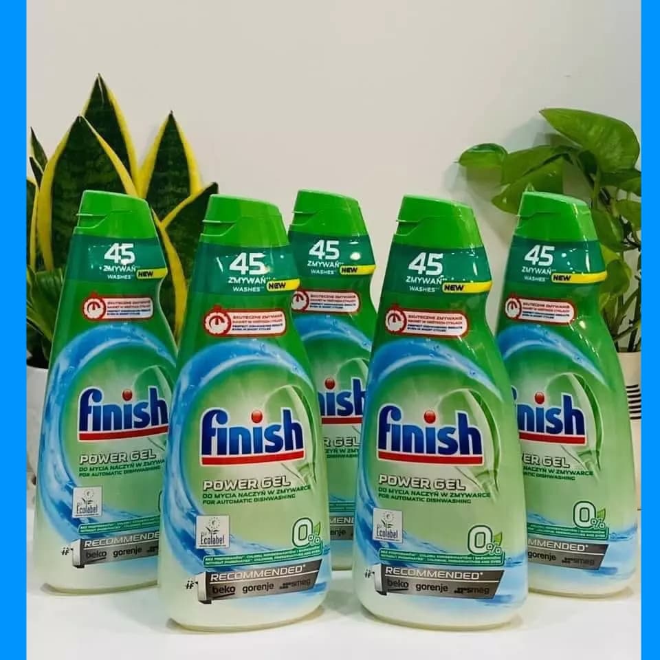 Xà Phòng Rửa Bát Finish Classic Dạng Gel 1.5 lít Chai Chuyên Dùng Cho Máy Rửa Bát Gel finish eco 900ml