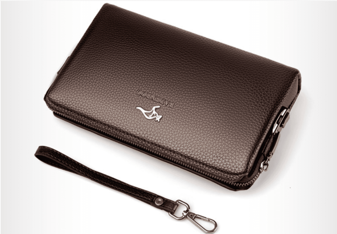 ví nam ví nam clutch cầm tay cao cấp Màu Nâu