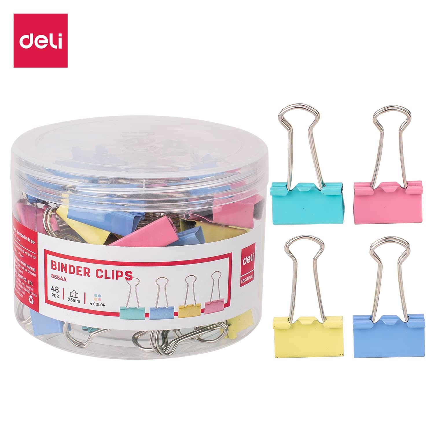 Kẹp bướm Deli 48 chiếchộp E8554A