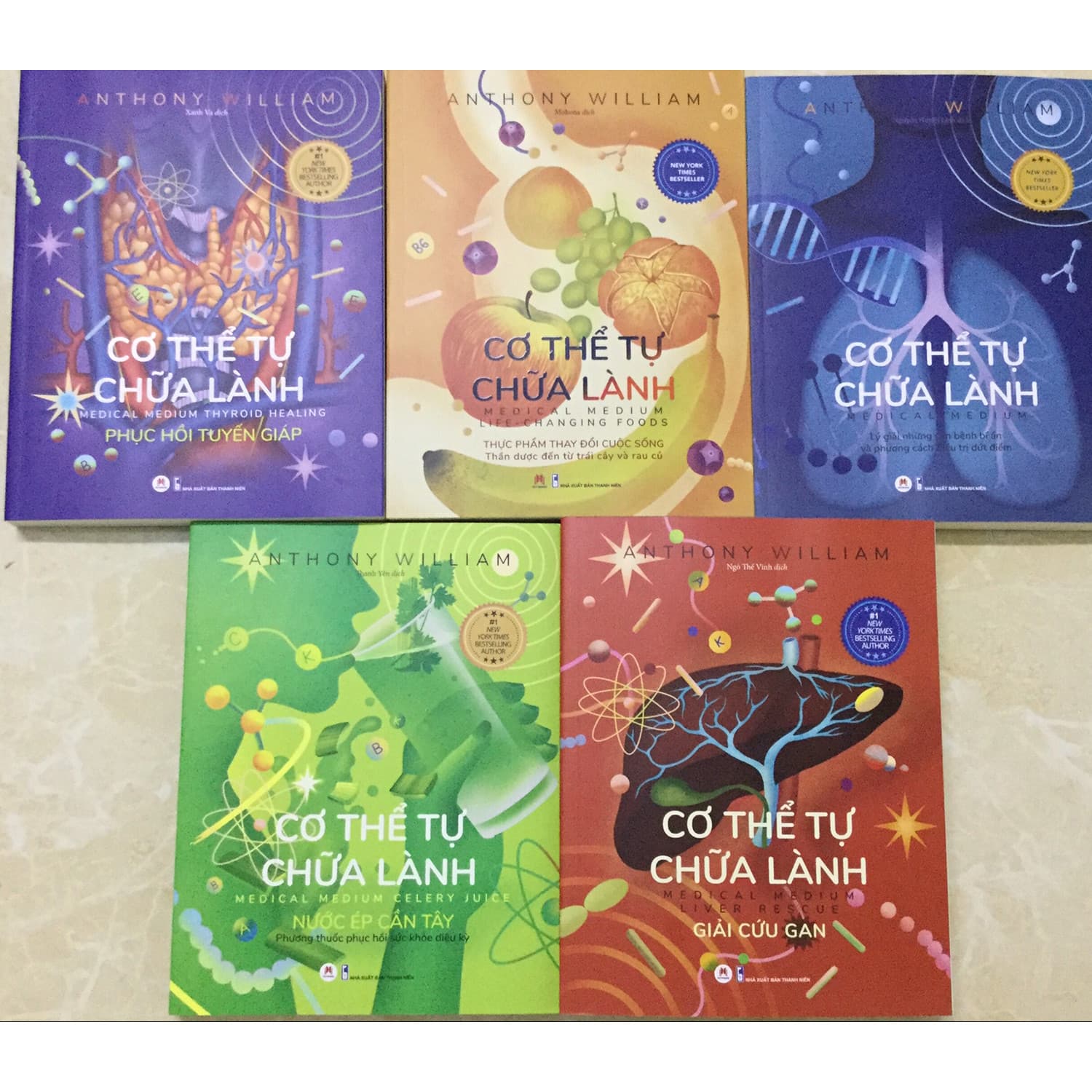 Combo 5 cuốn Cơ Thể Tự Chữa Lành