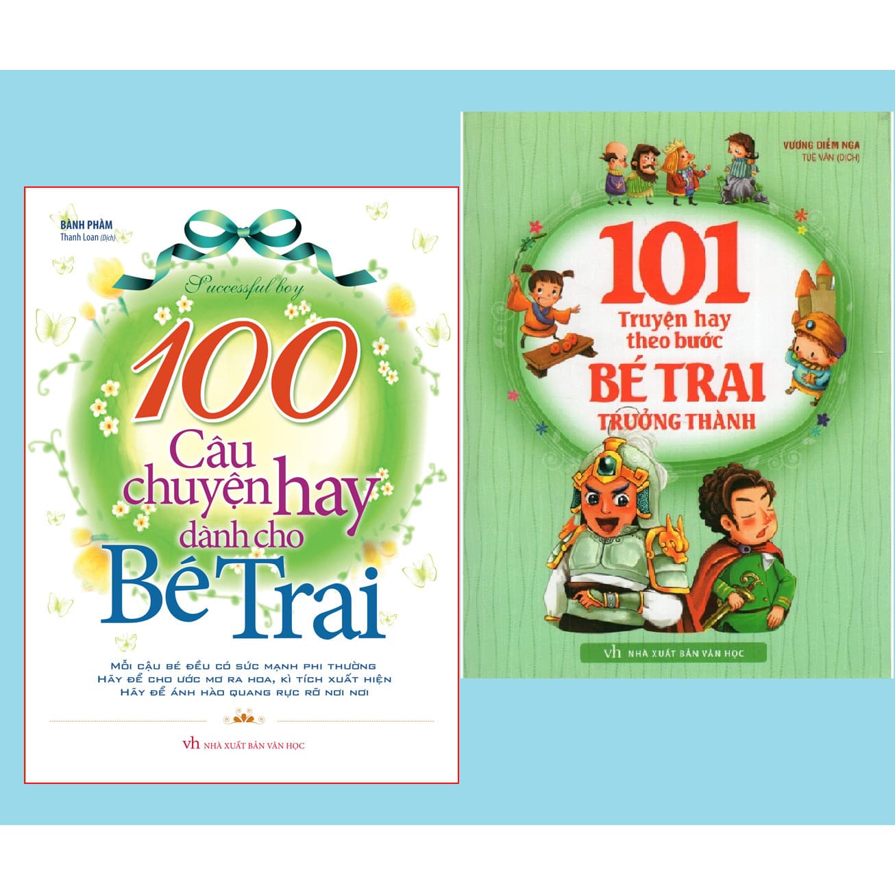 Combo 2 cuốn Sách 100 Câu Chuyện Hay Dành Cho Bé Trai101 Truyện Kể Theo Bước Bé Trai Trưởng Thành Tái Bản