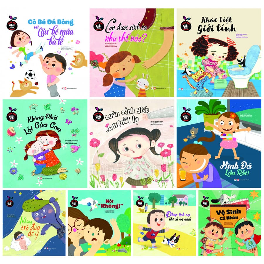Sách Bộ 10 Cuốn Giáo Dục Giới Tính Tái Bản