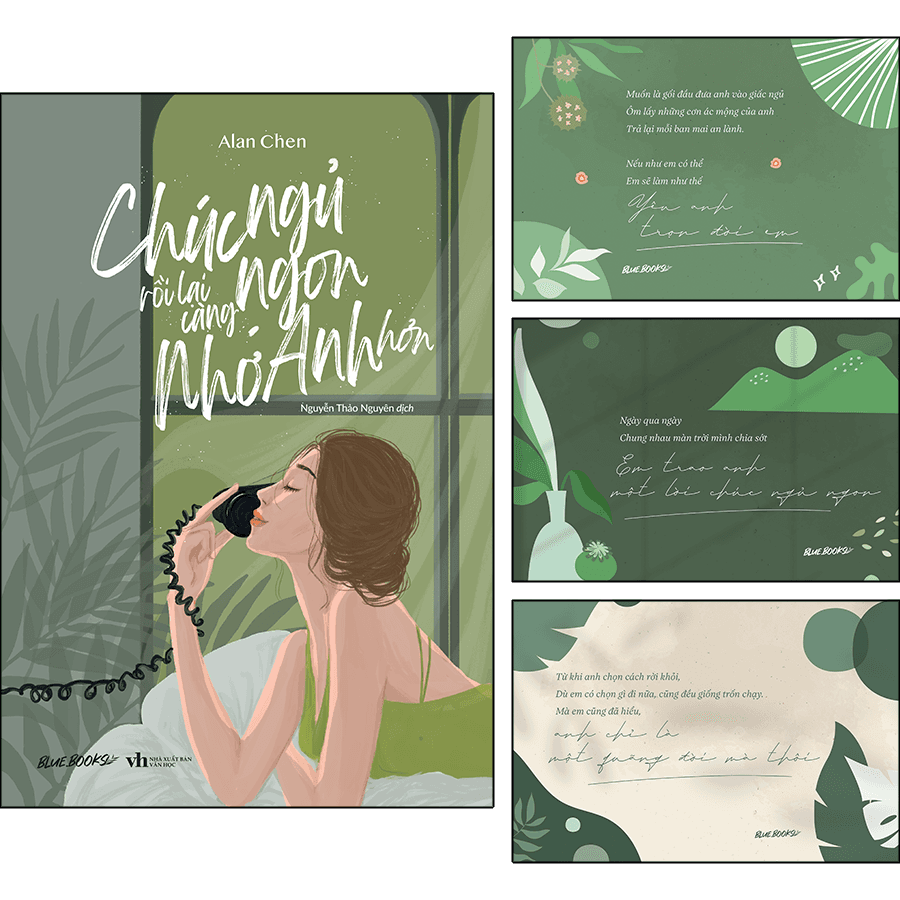 Sách Chúc Ngủ Ngon Rồi Lại Càng Nhớ Anh Hơn Tặng Kèm 3 Postcard