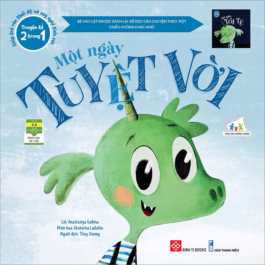 Truyện Kể 2 Trong 1 Giúp Trẻ Rèn Thái Độ Và Suy Nghĩ Tích Cực Một Ngày Tuyệt Vời Một Ngày Tồi Tệ