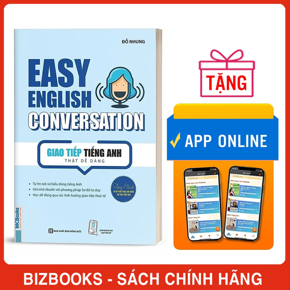 Sách Giao Tiếp Tiếng Anh Thật Dễ Dàng Easy English Conversation Tái Bản 2020