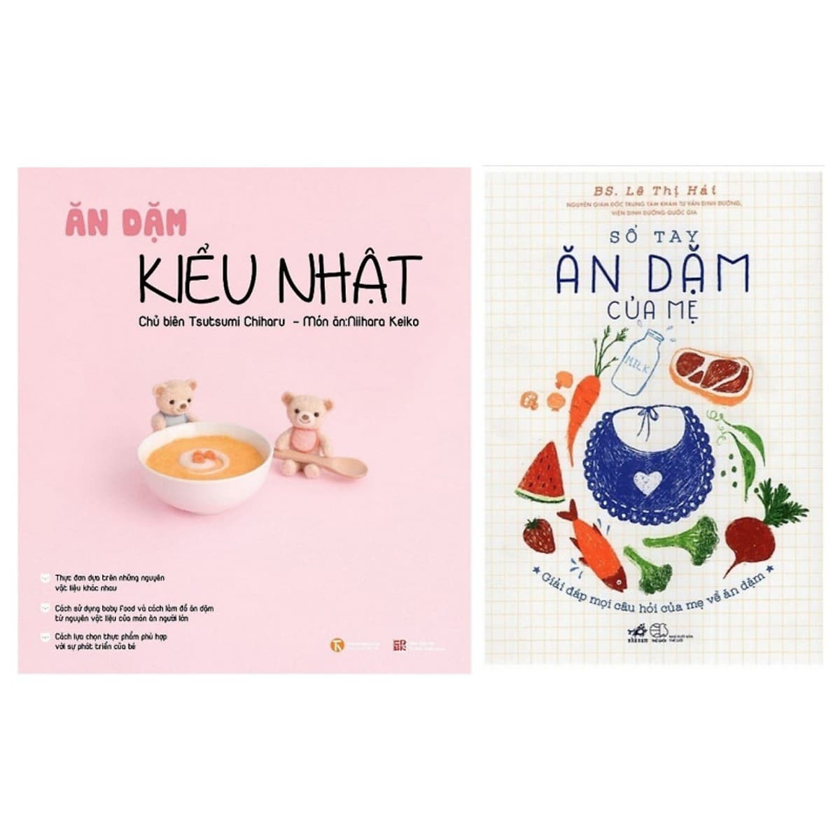 Combo Phương Pháp Ăn Dặm Cho Bé Sổ Tay Ăn Dặm Của Mẹ Ăn Dặm Kiểu Nhật Tặng kèm poster An Toàn Cho Con Yêu Quy Tắc 5 Ngón Tay