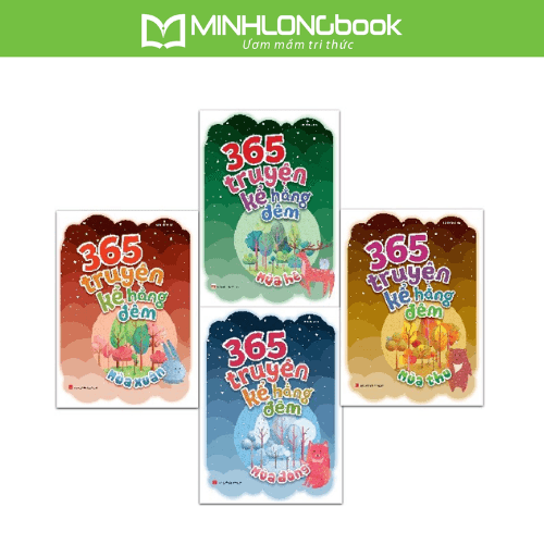 Combo 4 cuốn 365 Truyện Kể Hằng Đêm Mùa Xuân Mùa Hè Mùa Thu Mùa Đông
