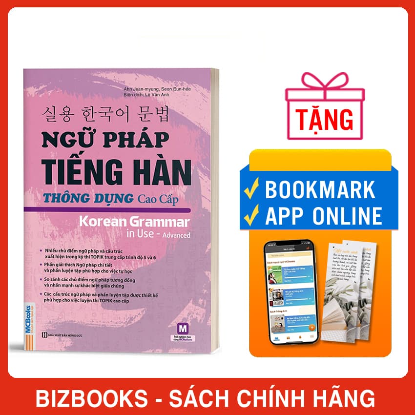Sách Ngữ Pháp Tiếng Hàn Thông Dụng Cao Cấp