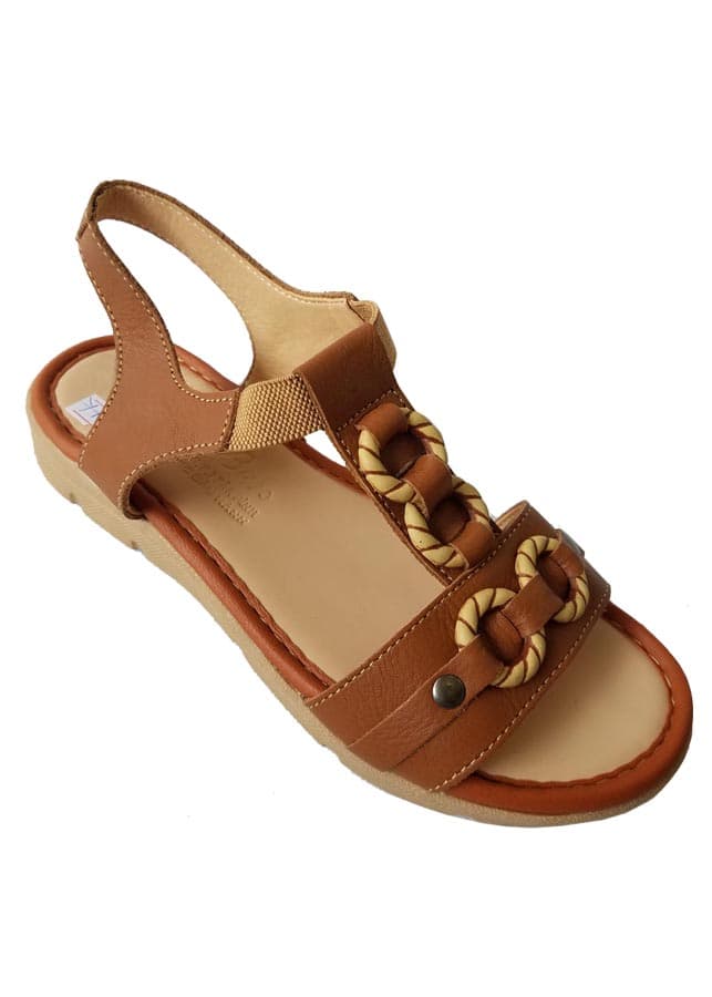 Giày Sandal Nữ BIGGBEN Da Bò Thật SDN0399 38