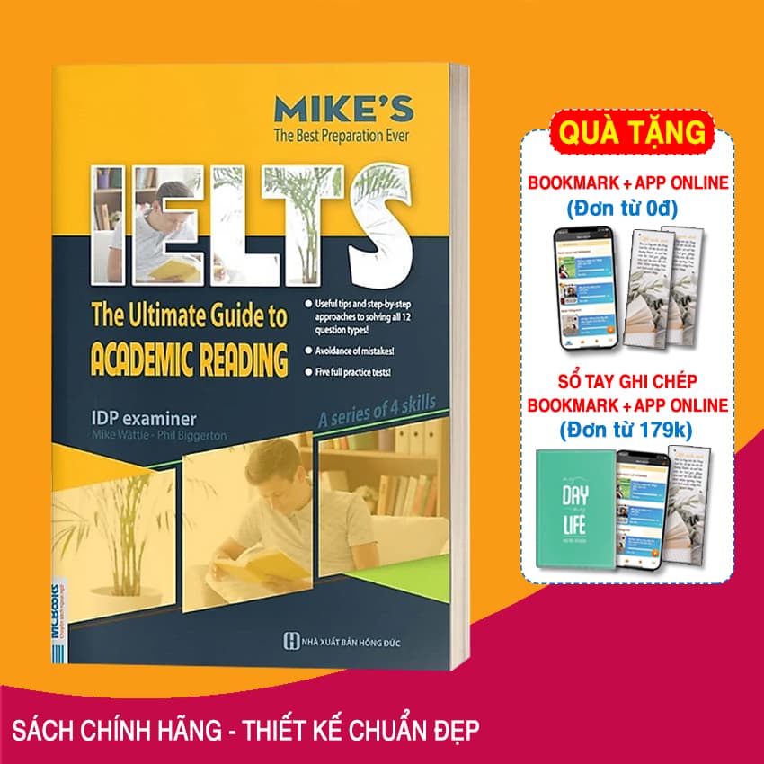 The Ultimate Guide To Academic Reading Bộ Sách Ielts Mike Tặng Bookmark PL