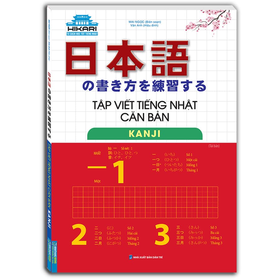 Sách Tập Viết Tiếng Nhật Căn Bản Kanji Tái Bản