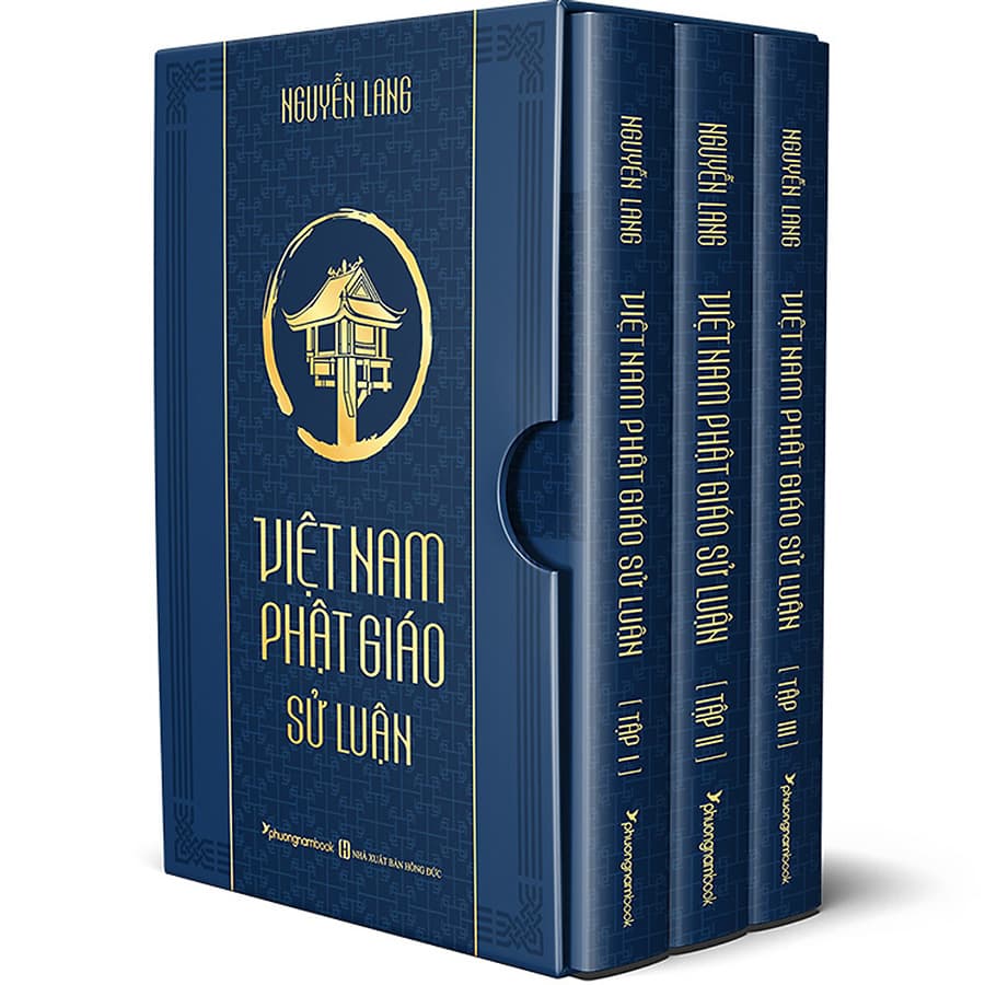 Sách Việt Nam Phật Giáo Sử Luận Bộ 3 Cuốn Tái bản lần 1