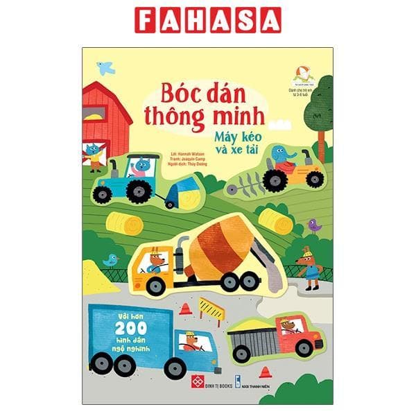 Sách Bóc Dán Thông Minh Máy Kéo Và Xe Tải