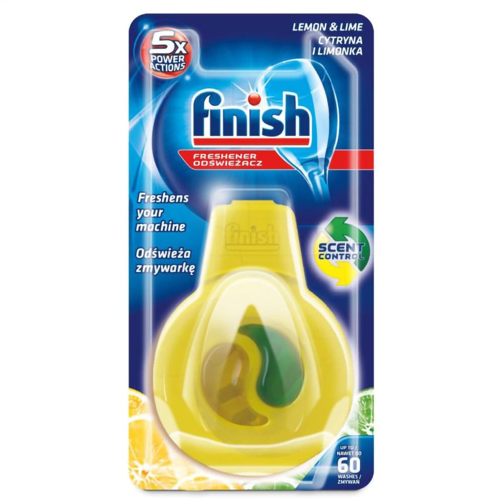 Tinh dầu treo khử mùi máy rửa chén Finish Dishwasher Freshener Lemon & Lime 4ml QT017392 hương chanh