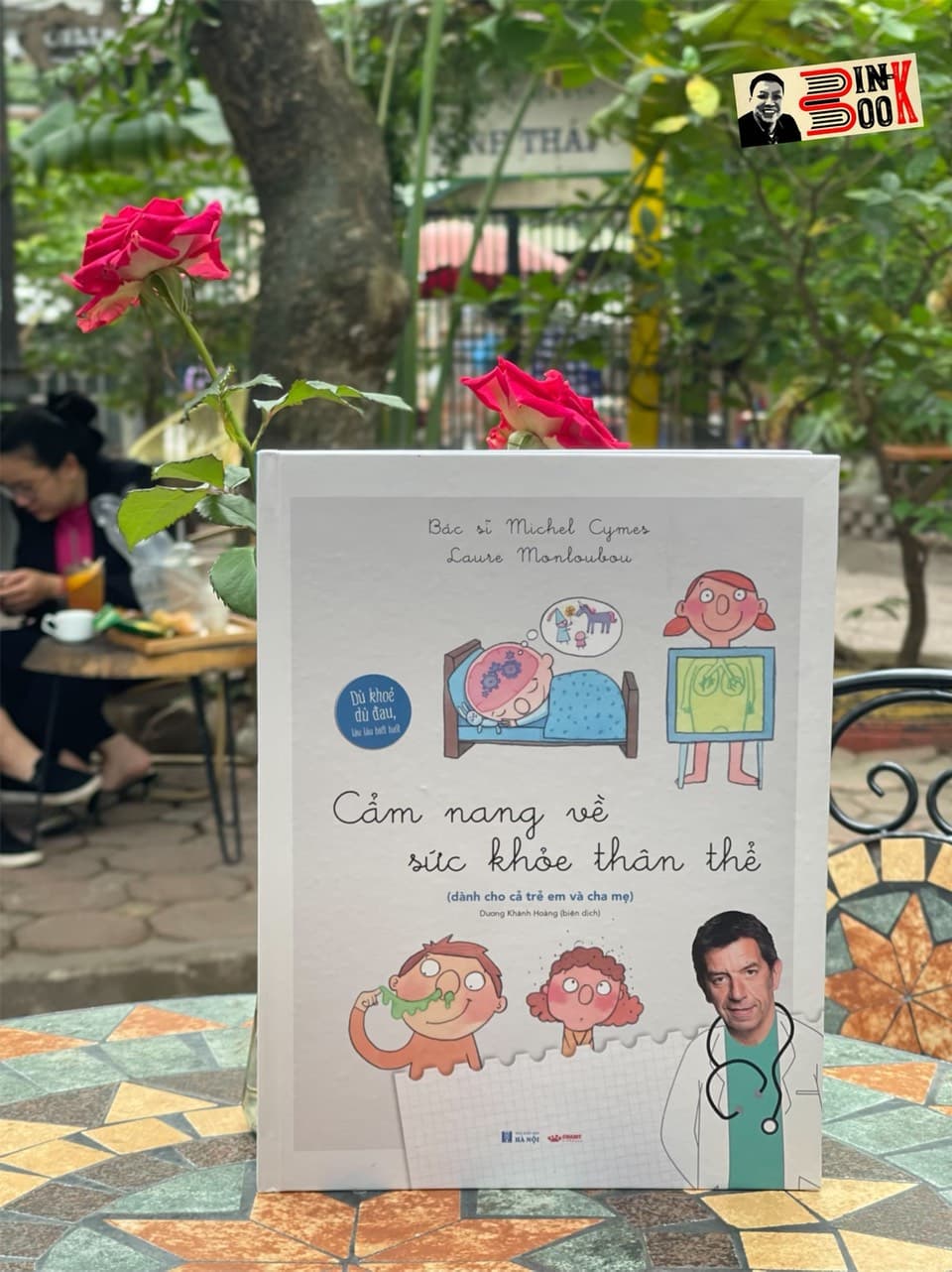 Bìa cứng in màu CẨM NANG VỀ SỨC KHỎE THÂN THỂ Thierry Marx Crabit Kidbooks