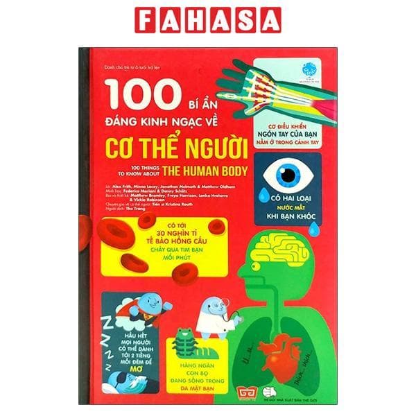 Sách 100 Bí Ẩn Đáng Kinh Ngạc Về Cơ Thể Người USBORNE 100 Things To Know About The Human Body
