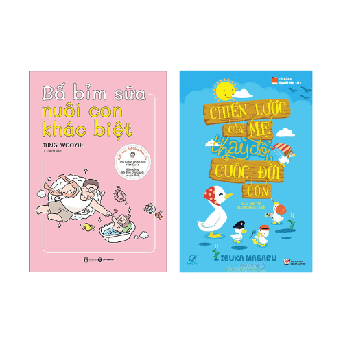 Combo 2 cuốn Bố Bỉm Sữa Nuôi Con Khác Biệt Chiến Lược Của Mẹ Thay Đổi Cuộc Đời Con