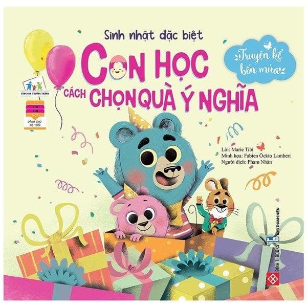 Truyện Kể Bốn Mùa Sinh Nhật Đặc Biệt Con Học Cách Chọn Quà Ý Nghĩa
