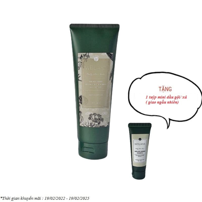 Dầu xả gừng Hà thủ ô Weilaiya 250ml Nuôi dưỡng và phục hồi hư tổn cho mái tóc