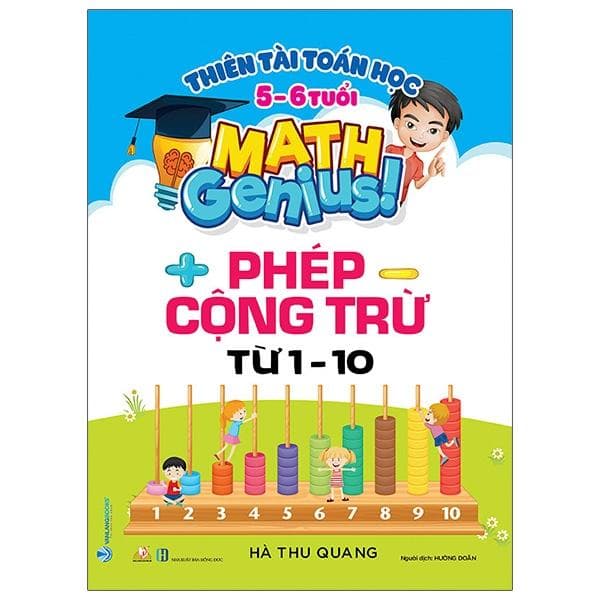 Sách Thiên Tài Toán Học 5 6 Tuổi Phép Cộng Trừ Từ 1 10