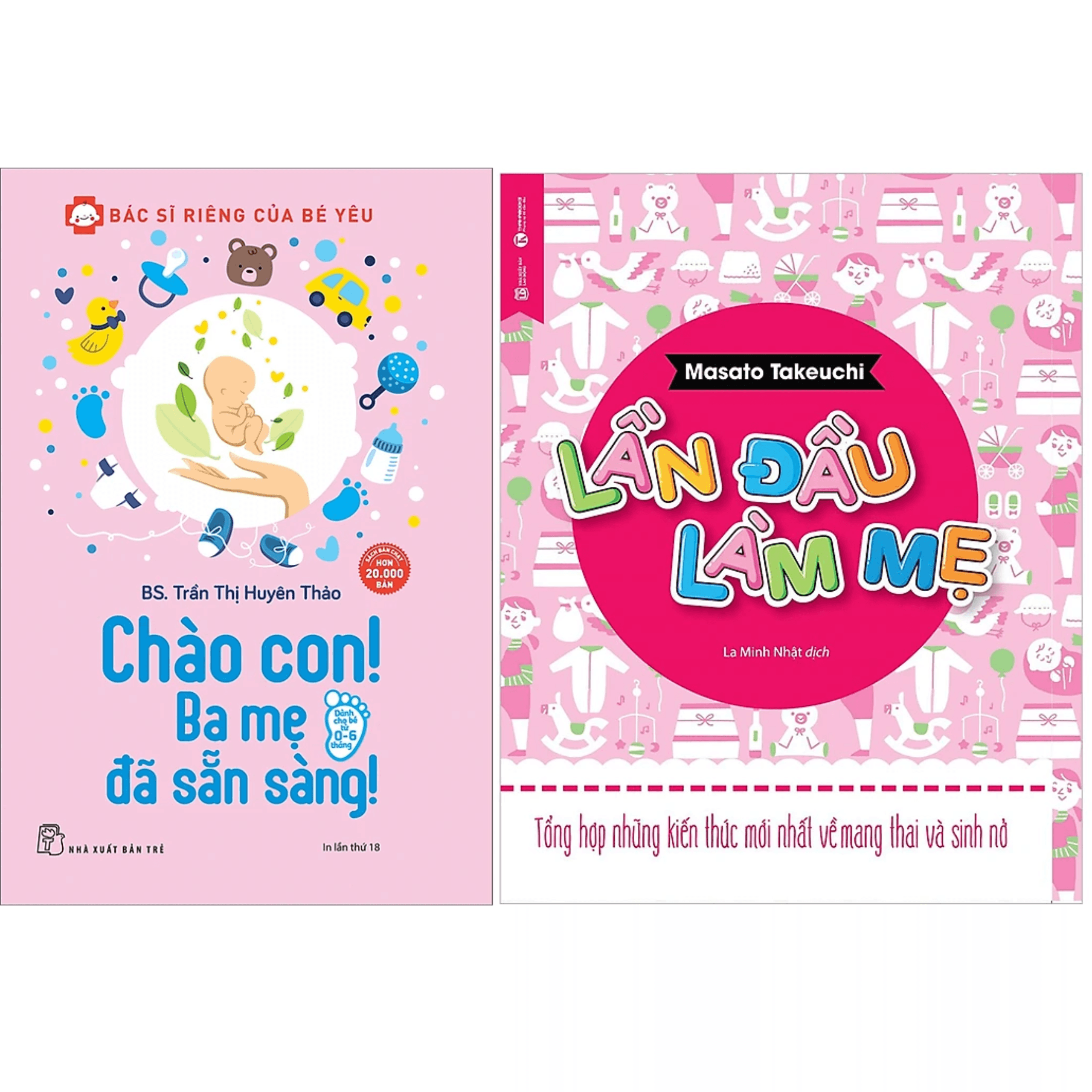Combo 2Q Chào Con Ba Mẹ Đã Sẵn Sàng Lần Đầu Làm Mẹ